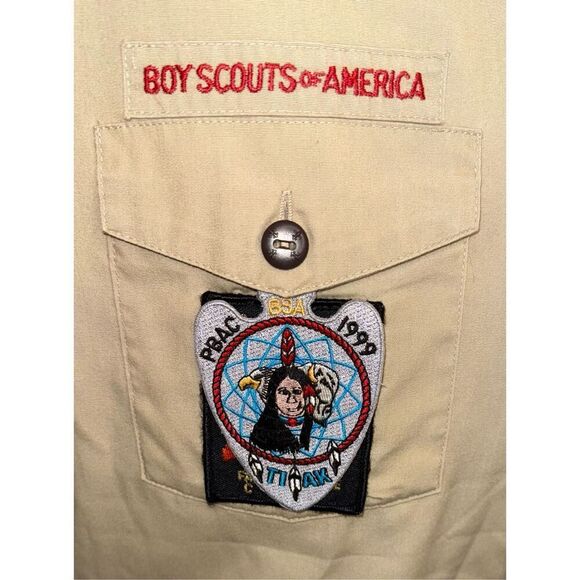 Boy Scouts of America Shirt With 1997 & 1999 Patches XL - Picture 7 of 9